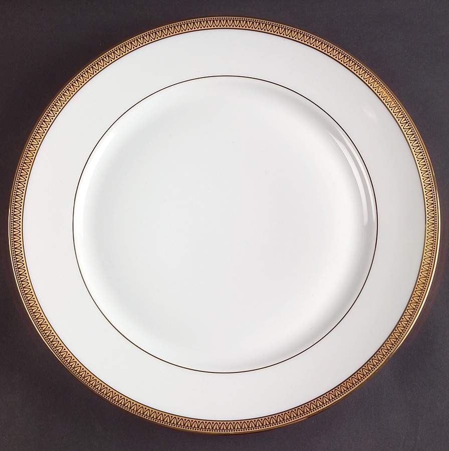 Malmaison Gold Large Dinner Plate by Charles Field Haviland-1