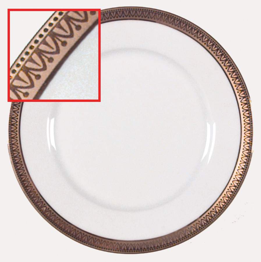 Malmaison Gold Bread & Butter Plate by Charles Field Haviland-1
