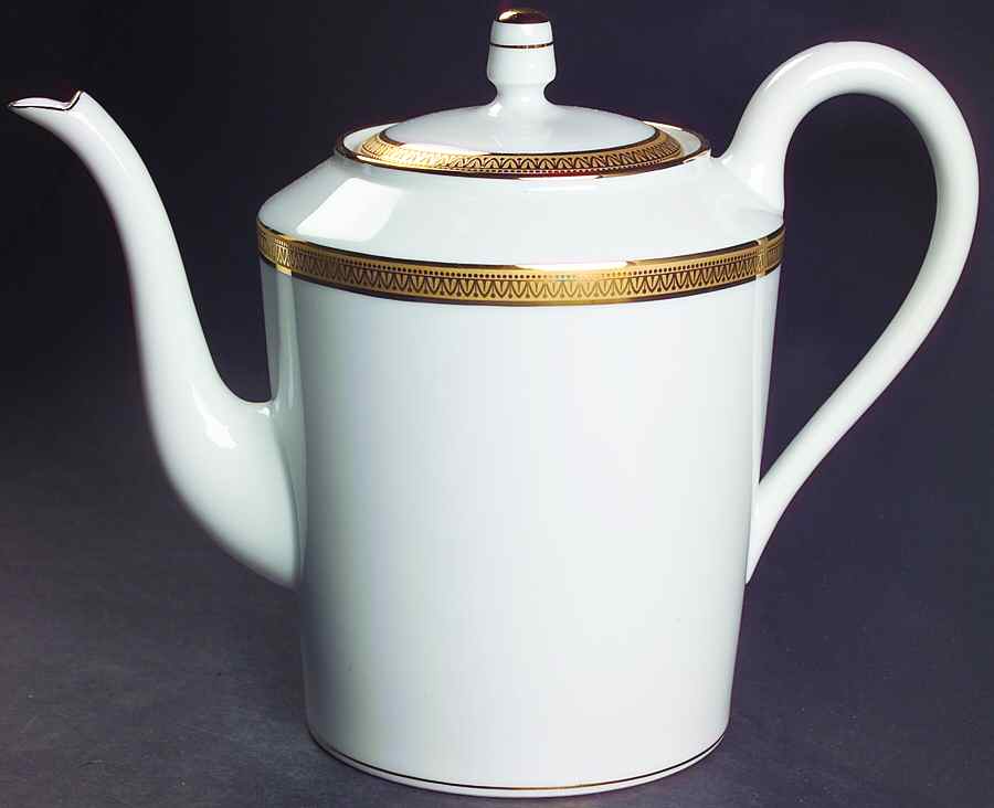 Malmaison Gold Coffee Pot & Lid by Charles Field Haviland-1