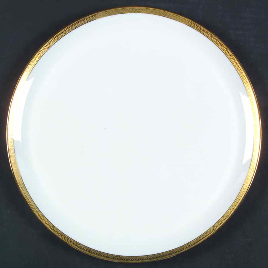 Malmaison Gold Cake Plate by Charles Field Haviland-1