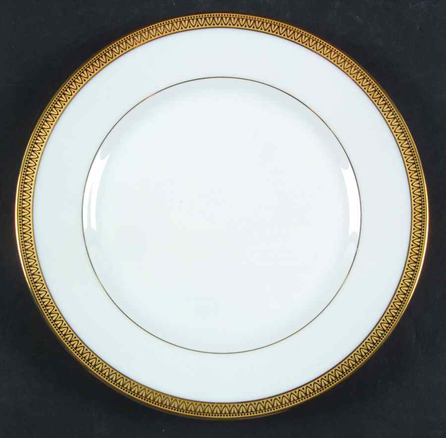 Malmaison Gold Dessert Luncheon Plate by Charles Field Haviland-1