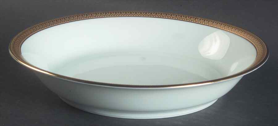 Malmaison Gold Soup/Cereal Bowl by Charles Field Haviland-1