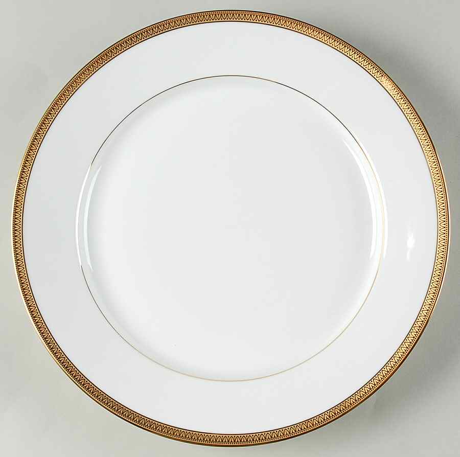 Malmaison Gold 12" Chop Plate (Round Platter) by Charles Field Haviland-1