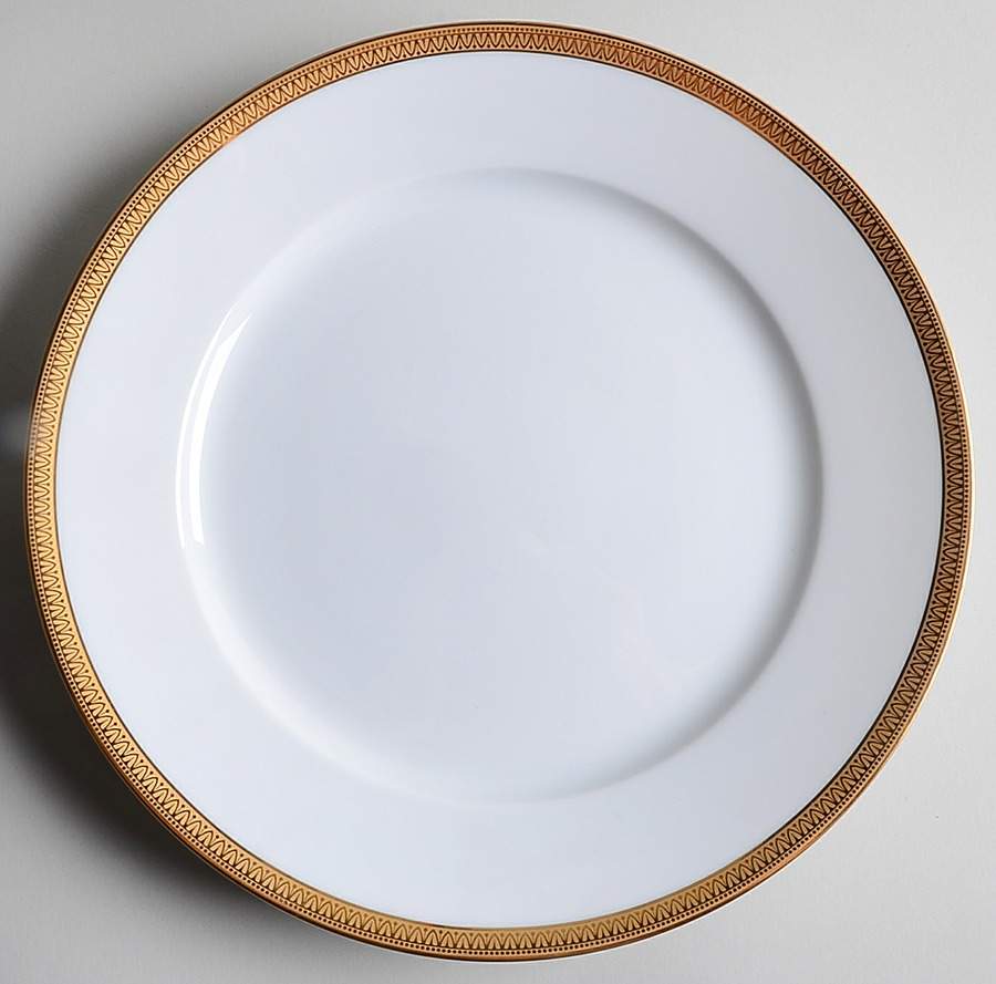 Malmaison Gold Large Dinner Plate by Charles Field Haviland-1