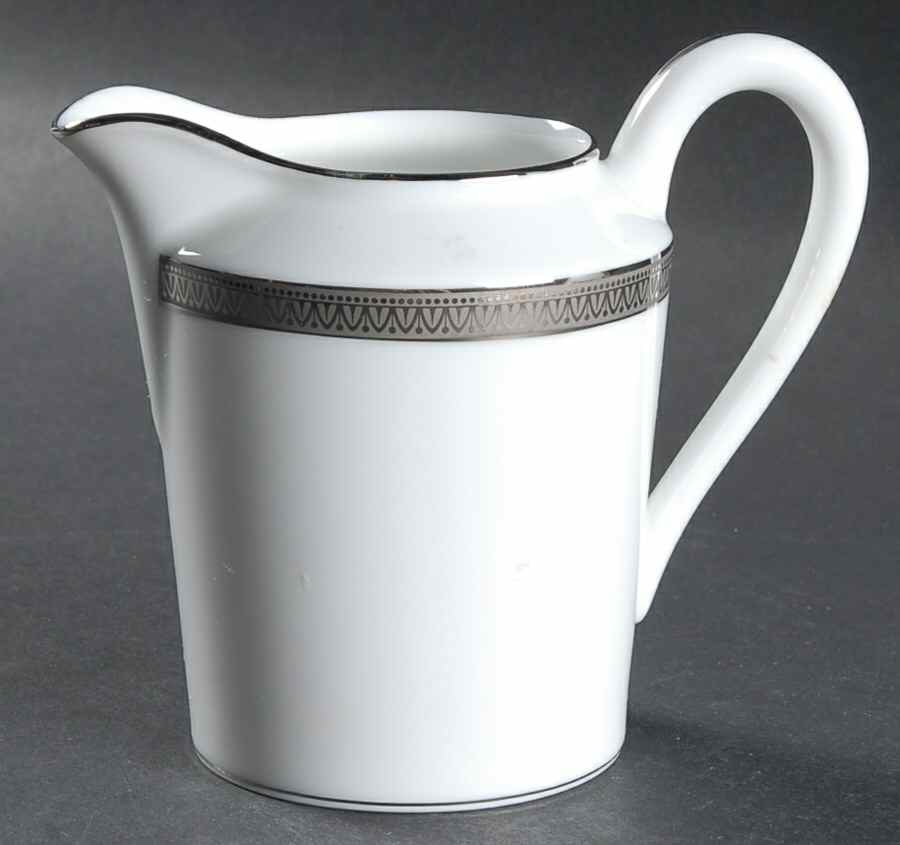 Malmaison Platinum (No Verge) Creamer by Charles Field Haviland-1