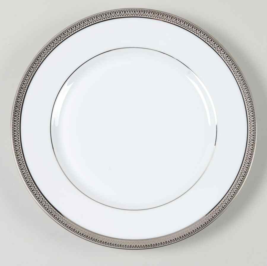 Malmaison Platinum (No Verge) Dessert Luncheon Plate by Charles Field Haviland-1