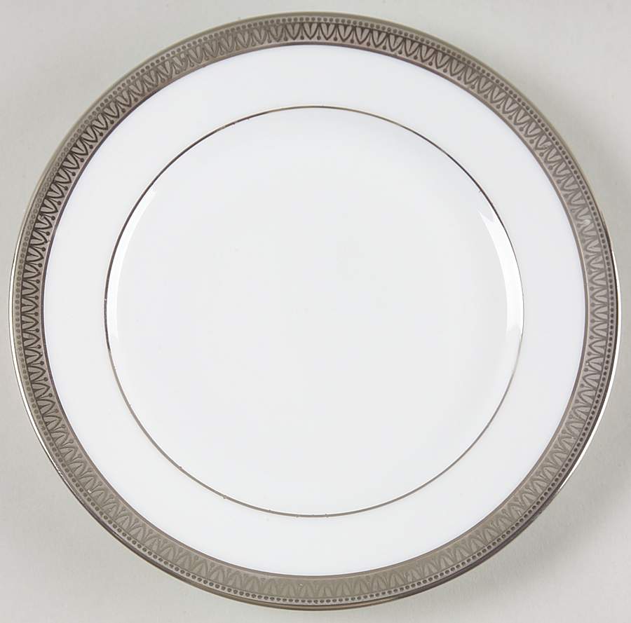 Malmaison Platinum (No Verge) Bread & Butter Plate by Charles Field Haviland-1