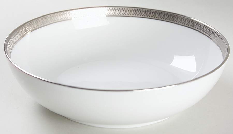 Malmaison Platinum (No Verge) Soup/Cereal Bowl by Charles Field Haviland-1