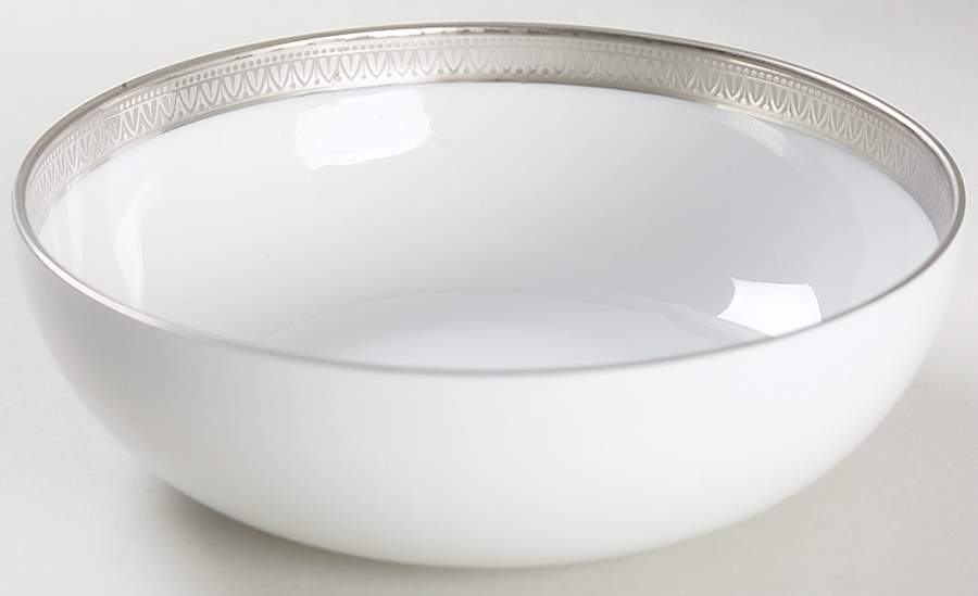 Malmaison Platinum (No Verge) Fruit/Dessert (Sauce) Bowl by Charles Field Haviland-1