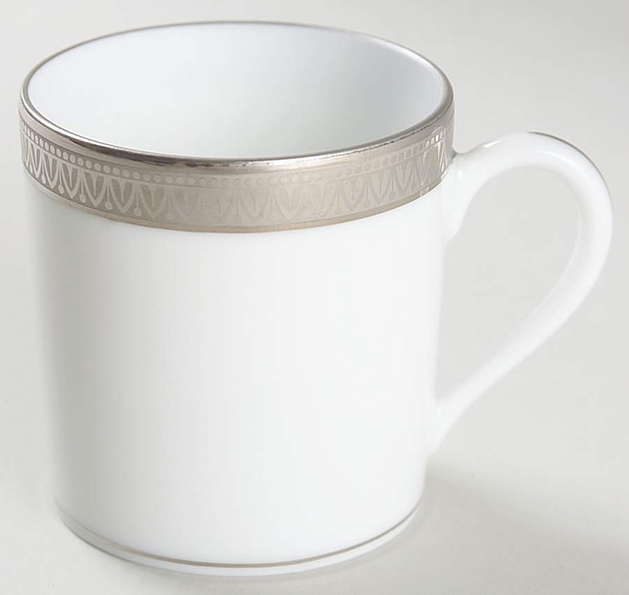 Malmaison Platinum (No Verge) Flat Demitasse Cup by Charles Field Haviland-1