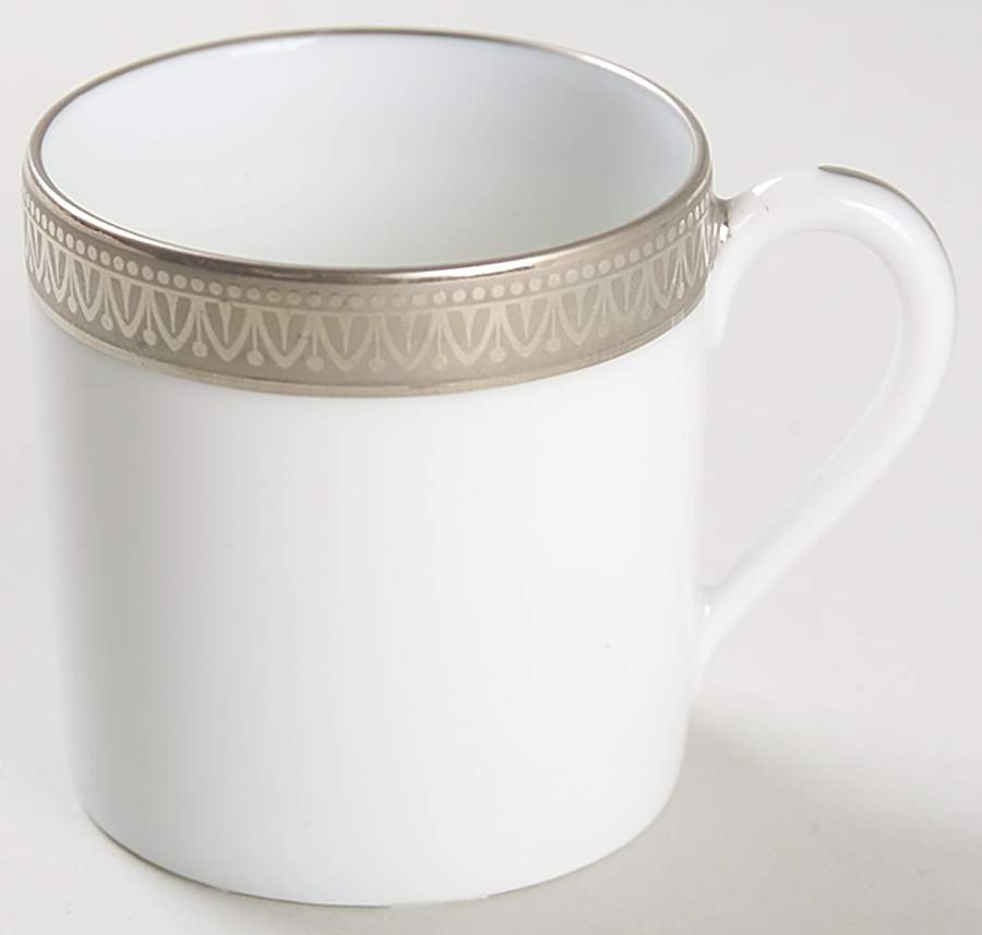 Malmaison Platinum (No Verge) Mocha Cup by Charles Field Haviland-1