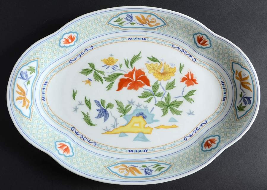Mandalay 14" Oval Serving Platter by Charles Field Haviland-1