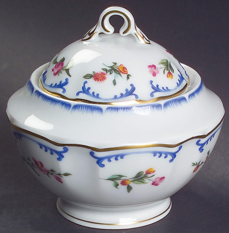 Marjolaine Sugar Bowl & Lid by Charles Field Haviland-1