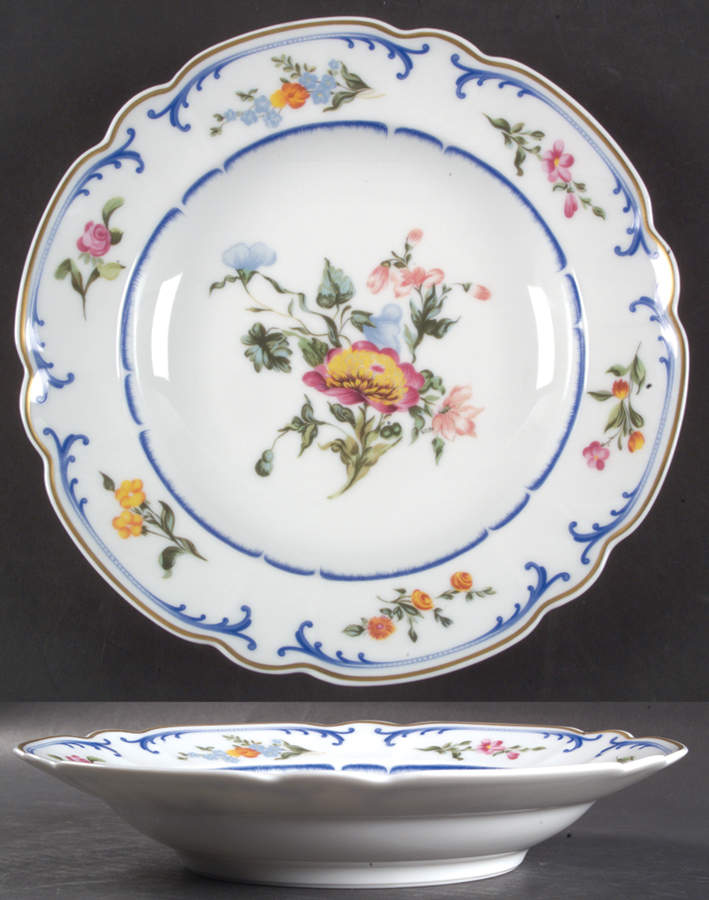 Marjolaine Large Rim Soup Bowl by Charles Field Haviland-1