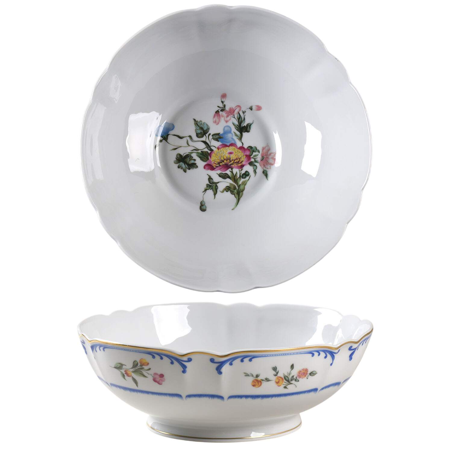 Marjolaine 10" Large Salad Serving Bowl by Charles Field Haviland-1
