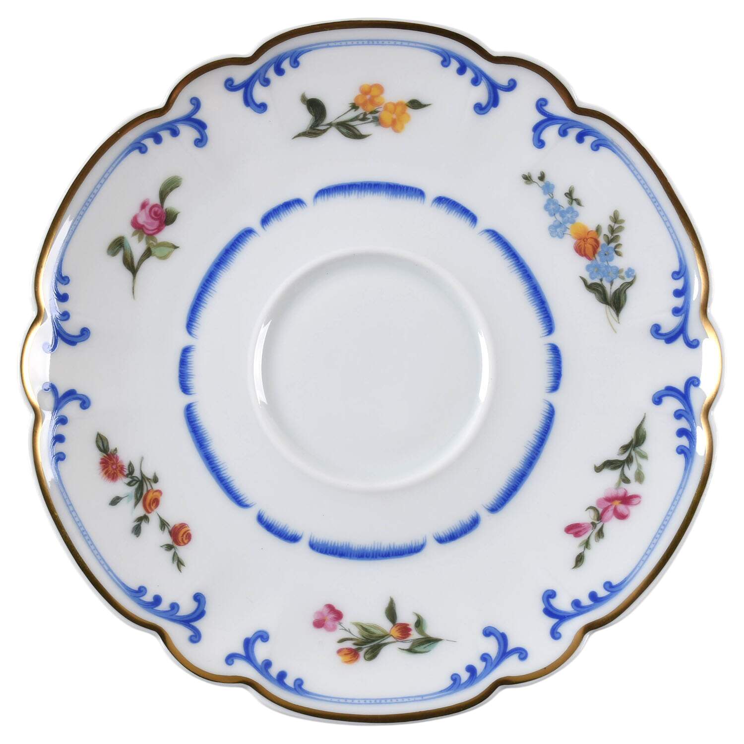 Marjolaine Saucer for Flat Cup by Charles Field Haviland-1