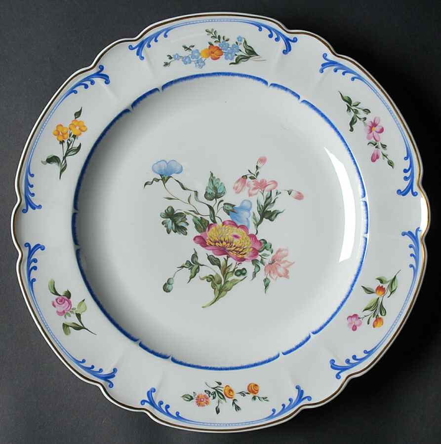 Marjolaine 12" Chop Plate (Round Platter) by Charles Field Haviland-1