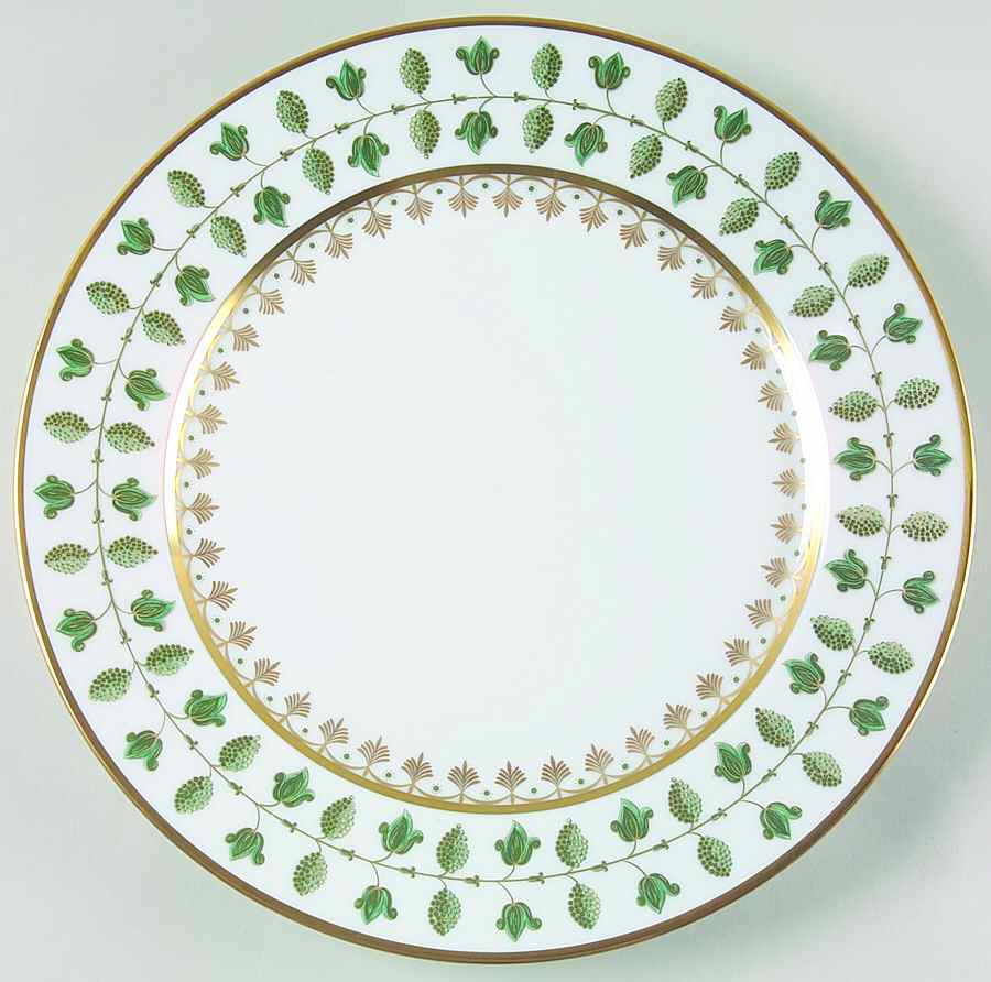 Matignon Green Large Dinner Plate by Charles Field Haviland-1