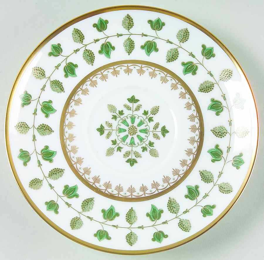 Matignon Green Saucer for Cream Soup Bowl by Charles Field Haviland-1