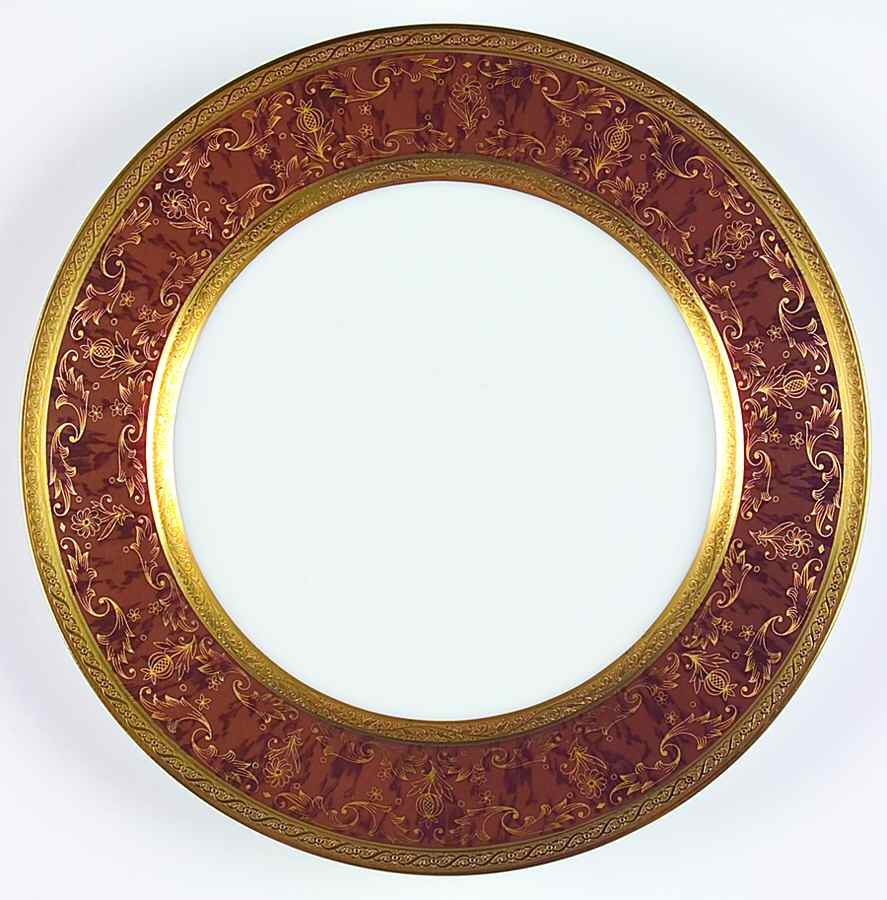 Mazarine Large Dinner Plate by Charles Field Haviland-1
