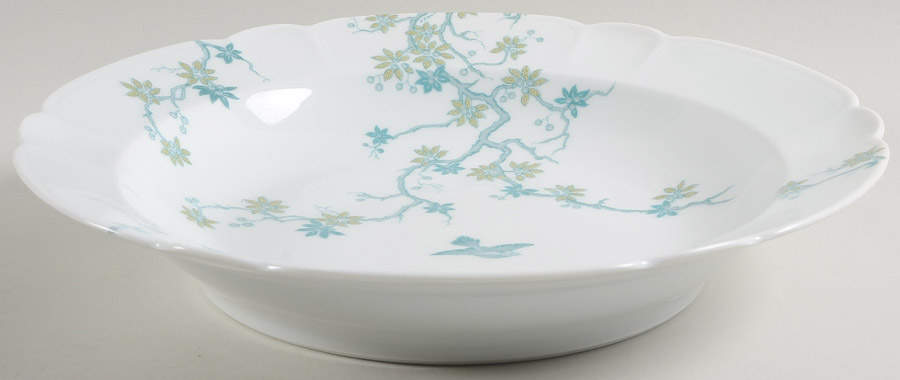 Mesanges 11" Round Deep Dish by Charles Field Haviland-1