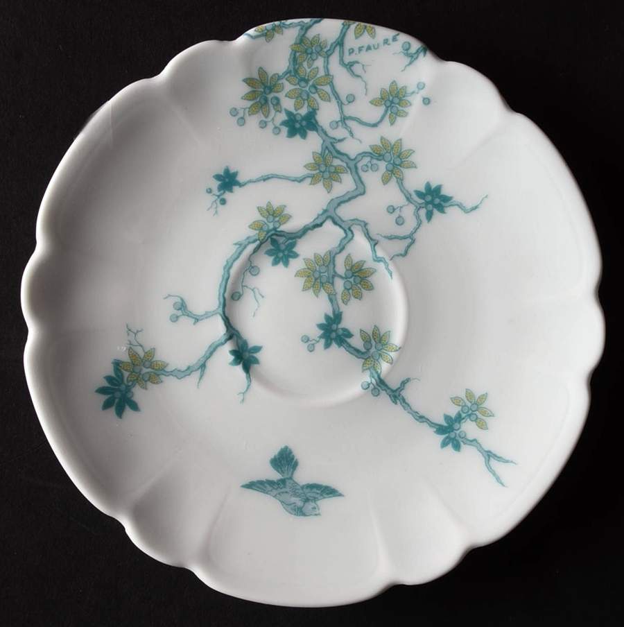 Mesanges Saucer for Demitasse Cup by Charles Field Haviland-1