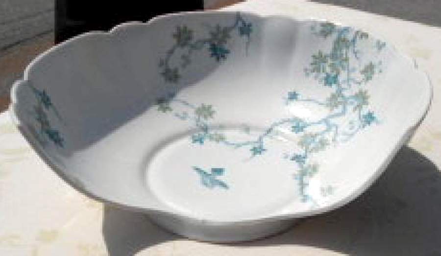 Mesanges 9" Round Vegetable Bowl by Charles Field Haviland-1