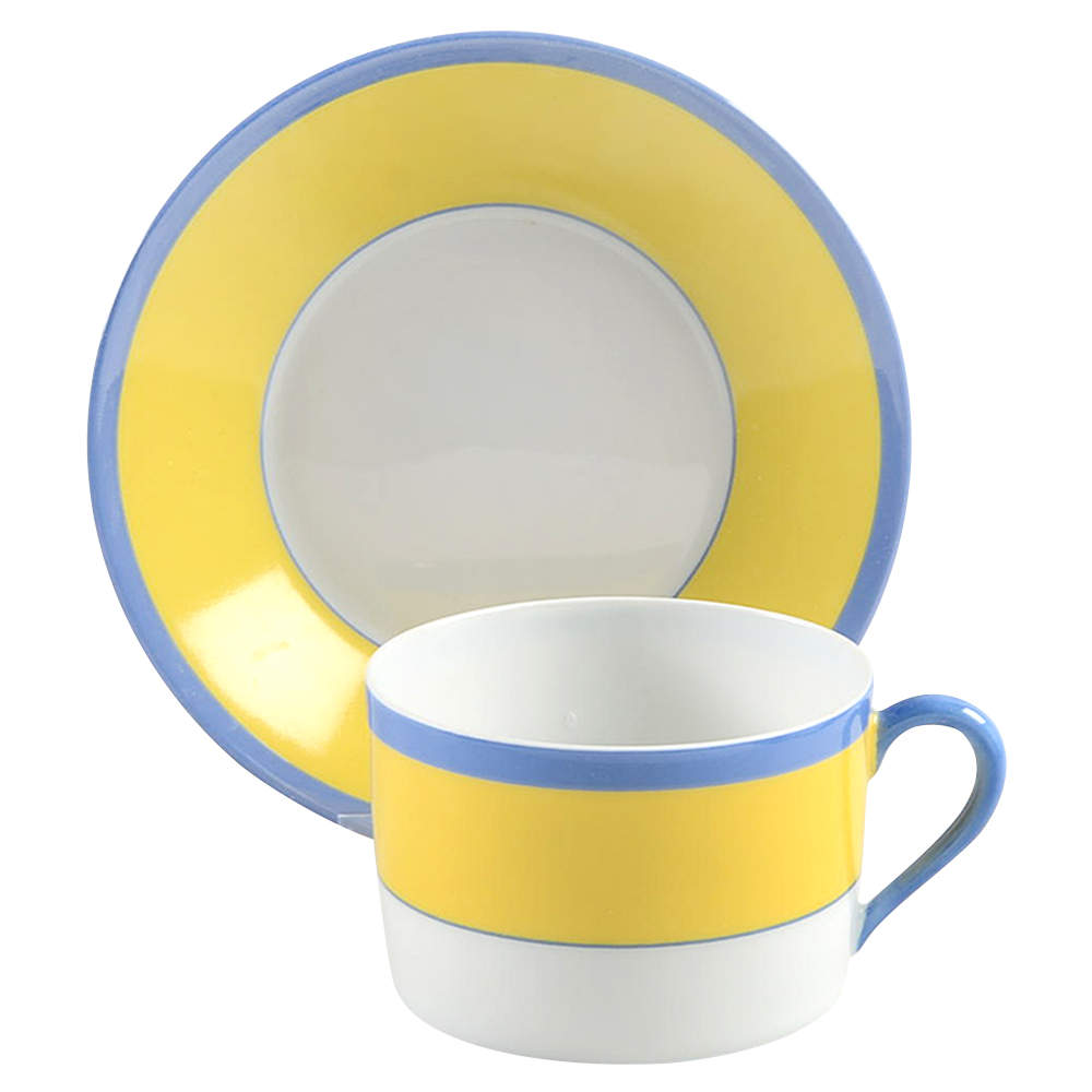 Monet Flat Cup & Saucer Set by Charles Field Haviland-1