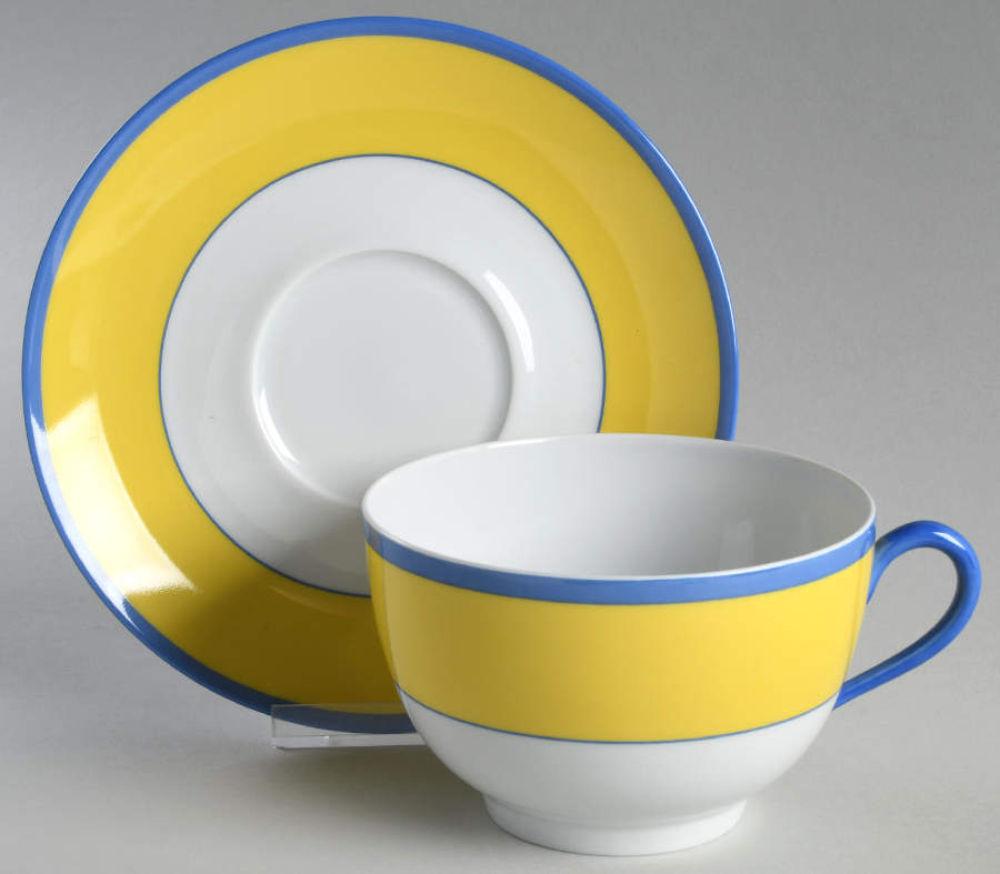 Monet Jumbo Cup & Saucer Set by Charles Field Haviland-1