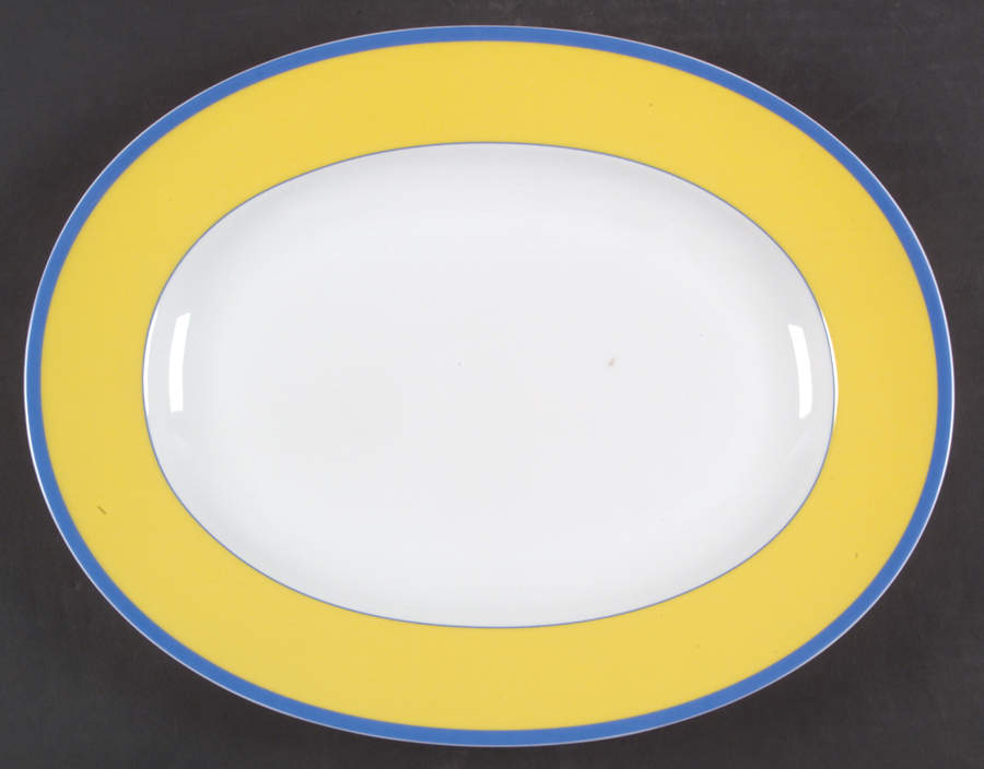 Monet 14" Oval Serving Platter by Charles Field Haviland-1