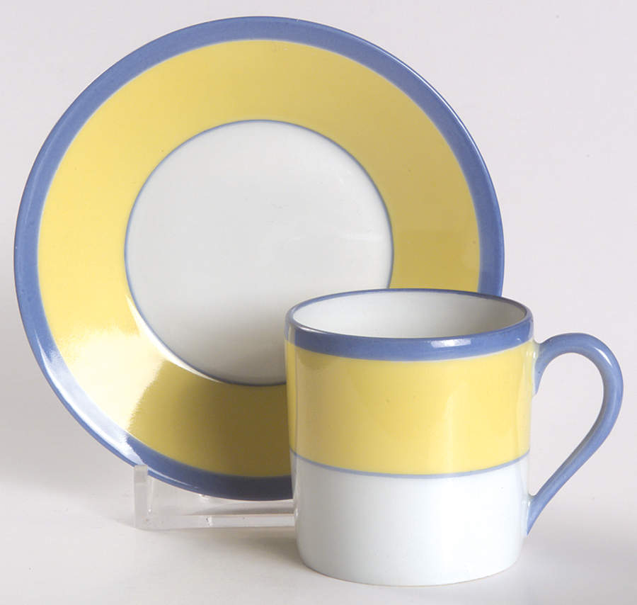 Monet Flat Demitasse Cup & Saucer Set by Charles Field Haviland-1