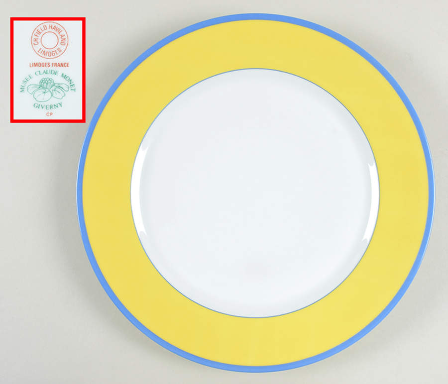 Monet Large Dinner Plate by Charles Field Haviland-1