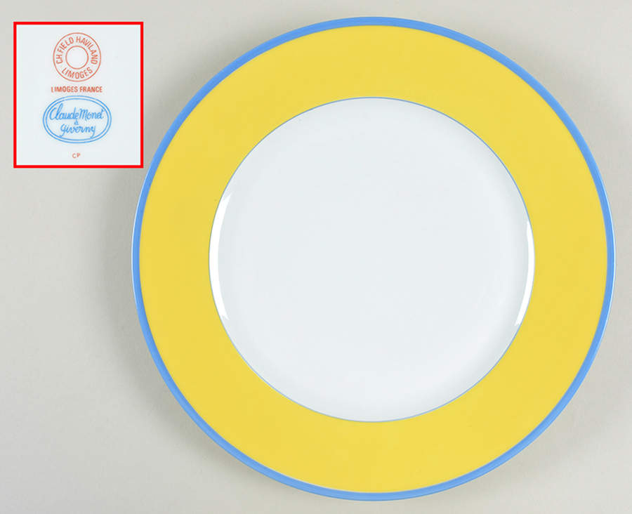 Monet Dinner Plate by Charles Field Haviland-1