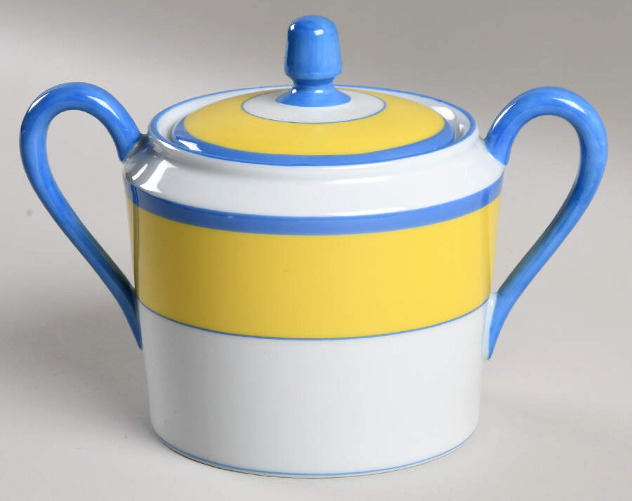 Monet Oversize Sugar Bowl & Lid by Charles Field Haviland-1