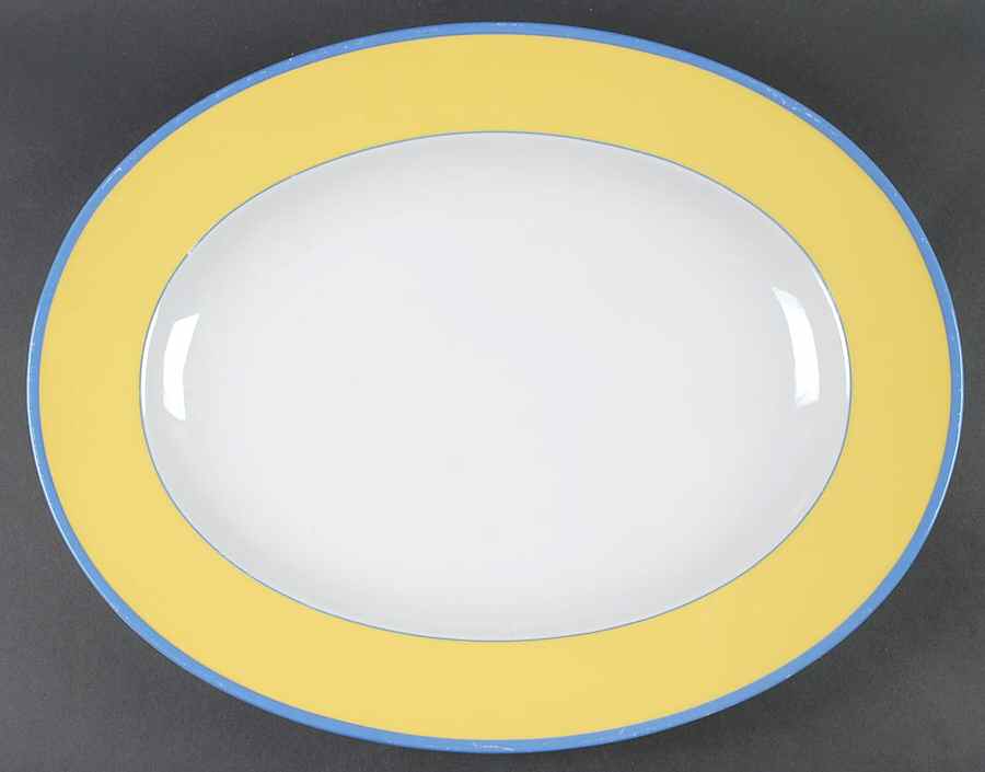 Monet 15" Oval Serving Platter by Charles Field Haviland-1