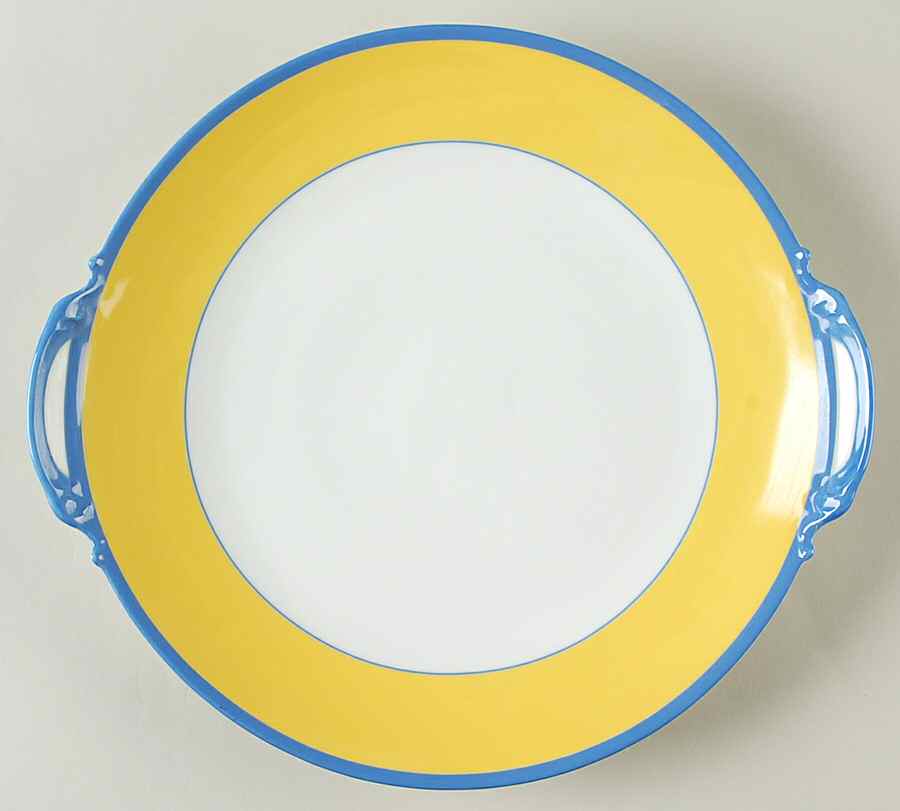 Monet Handled Cake Plate by Charles Field Haviland-1