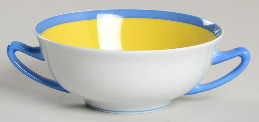 Monet Flat Cream Soup Bowl by Charles Field Haviland-1