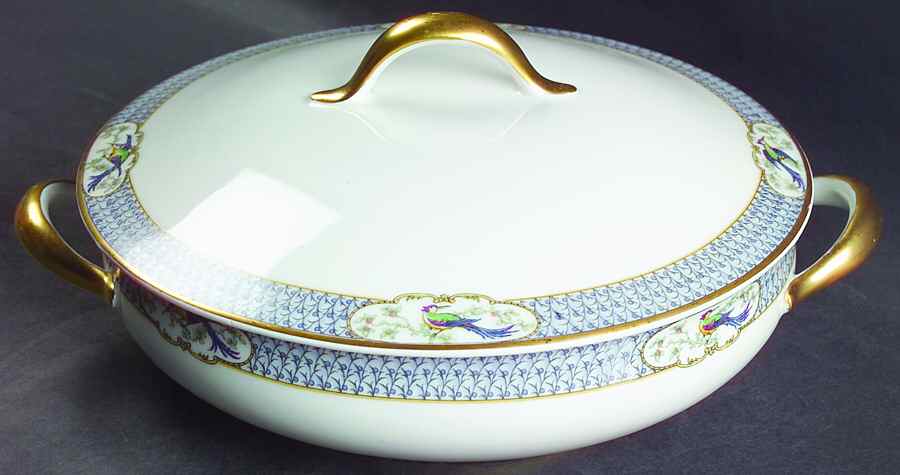 Orleans Round Covered Vegetable by Charles Field Haviland-1