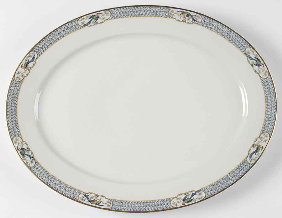 Orleans 15" Oval Serving Platter by Charles Field Haviland-1
