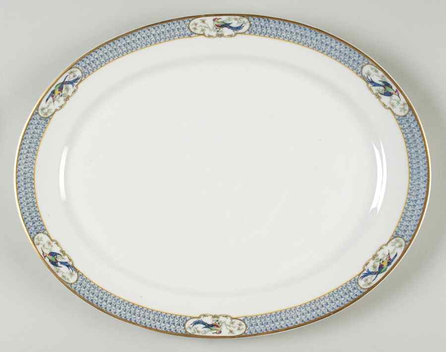 Orleans 13" Oval Serving Platter by Charles Field Haviland-1