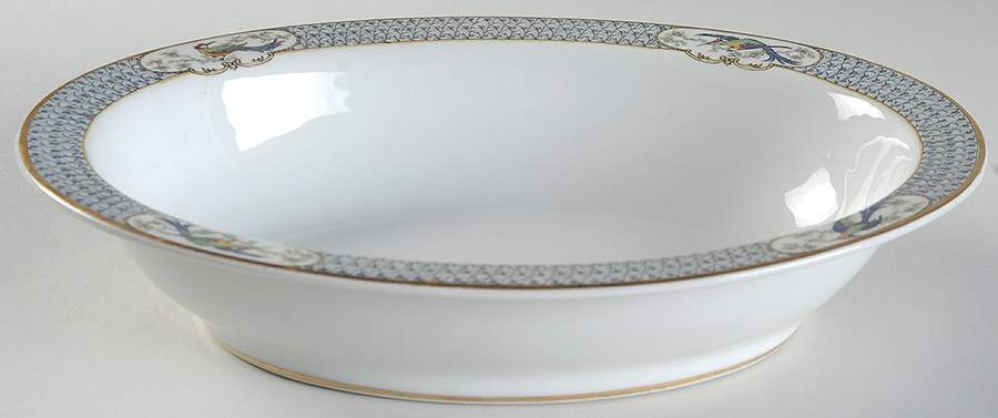 Orleans 10" Oval Vegetable Bowl by Charles Field Haviland-1