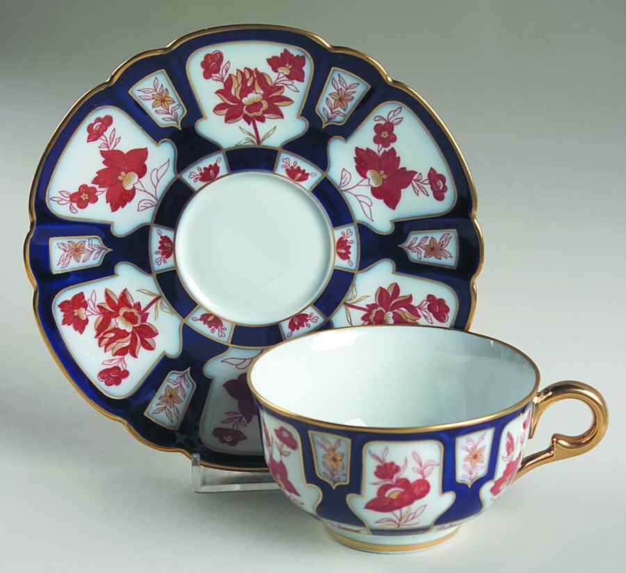 Palais Oriental Flat Cup & Saucer Set by Charles Field Haviland-1