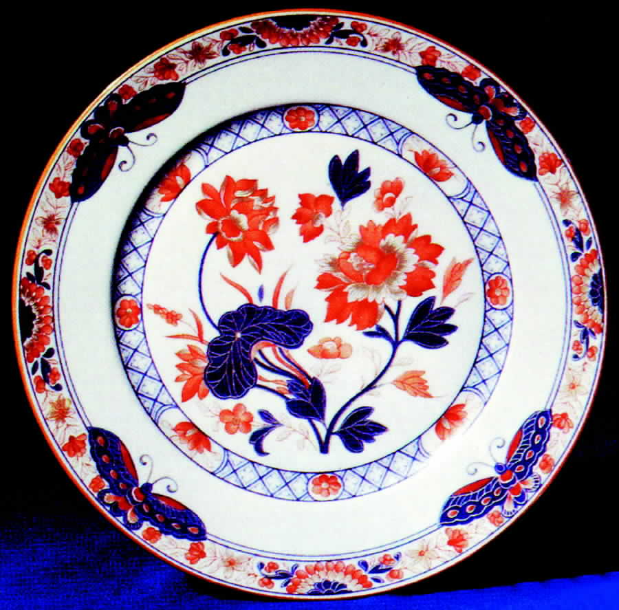 Papillons Dinner Plate by Charles Field Haviland-1