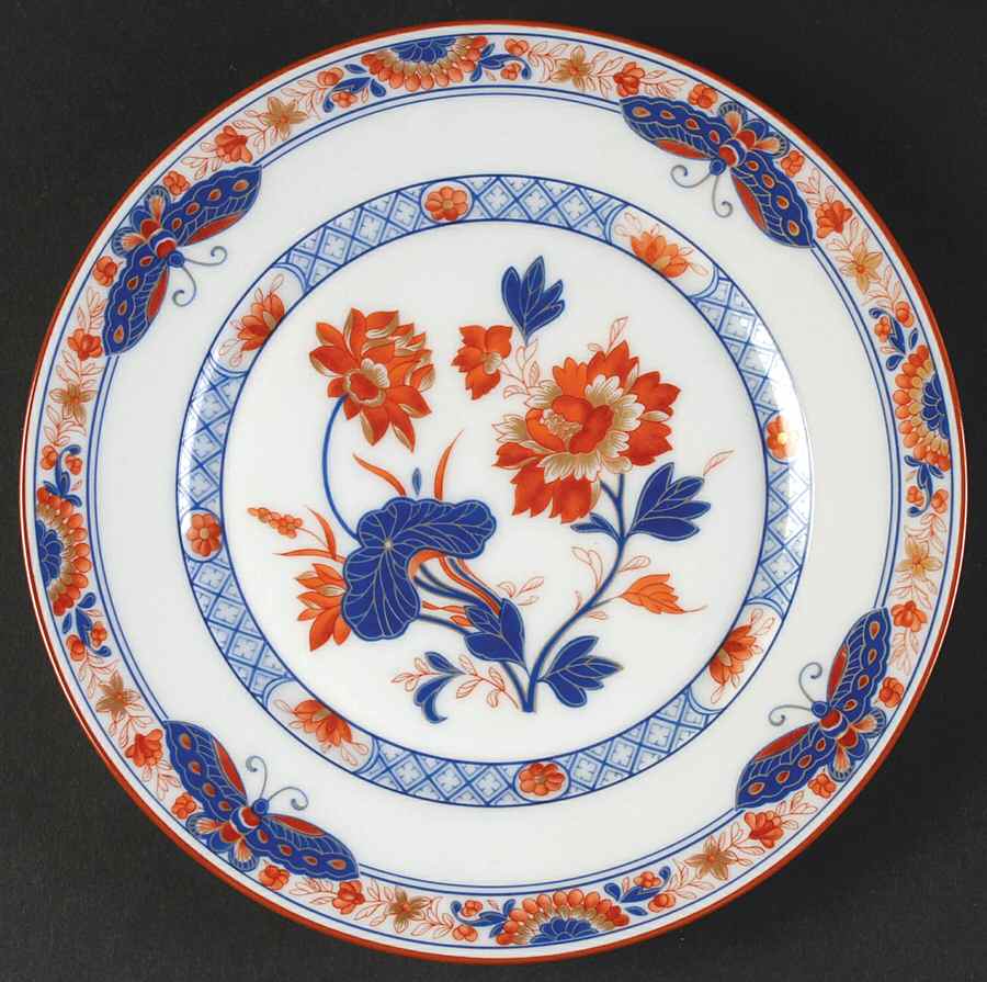 Papillons Salad Plate by Charles Field Haviland-1