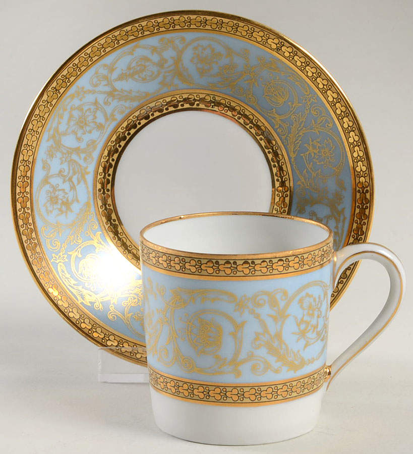 Pascale Flat Demitasse Cup & Saucer Set by Charles Field Haviland-1