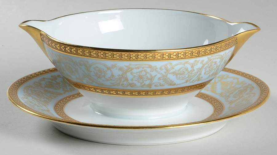 Pascale Gravy Boat with Attached Underplate by Charles Field Haviland-1