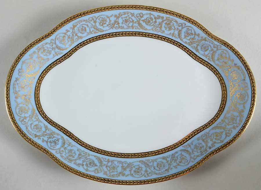 Pascale 14" Oval Serving Platter by Charles Field Haviland-1