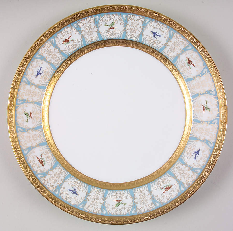 Pompadour Large Dinner Plate by Charles Field Haviland-1