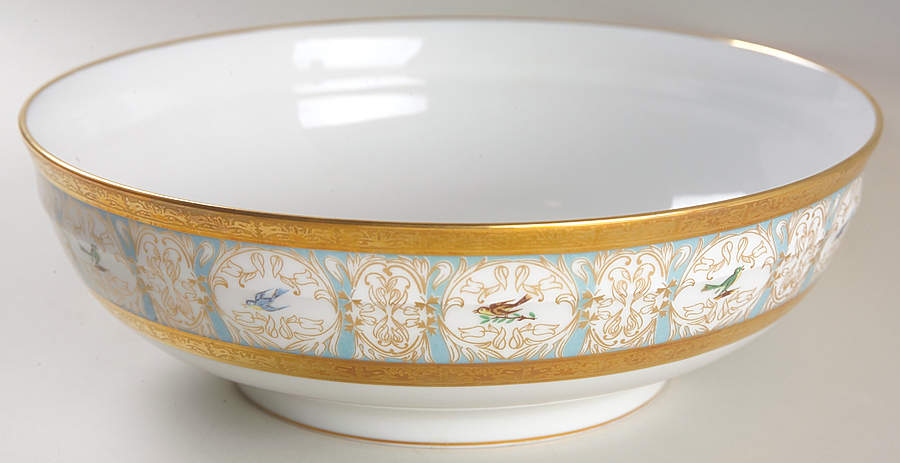 Pompadour 10" Large Salad Serving Bowl by Charles Field Haviland-1