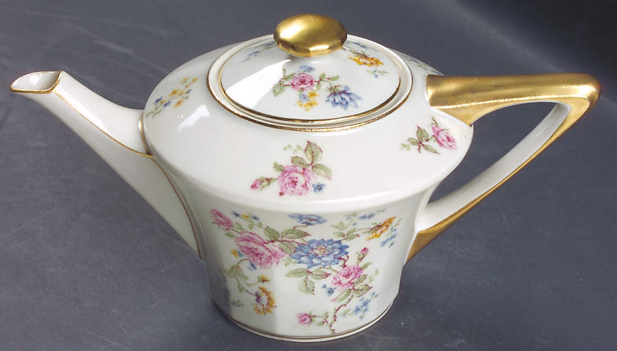 Rosario Teapot & Lid by Charles Field Haviland-1